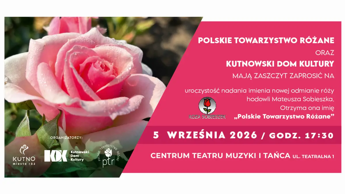Nadanie imienia nowej odmianie róży w Kutnie