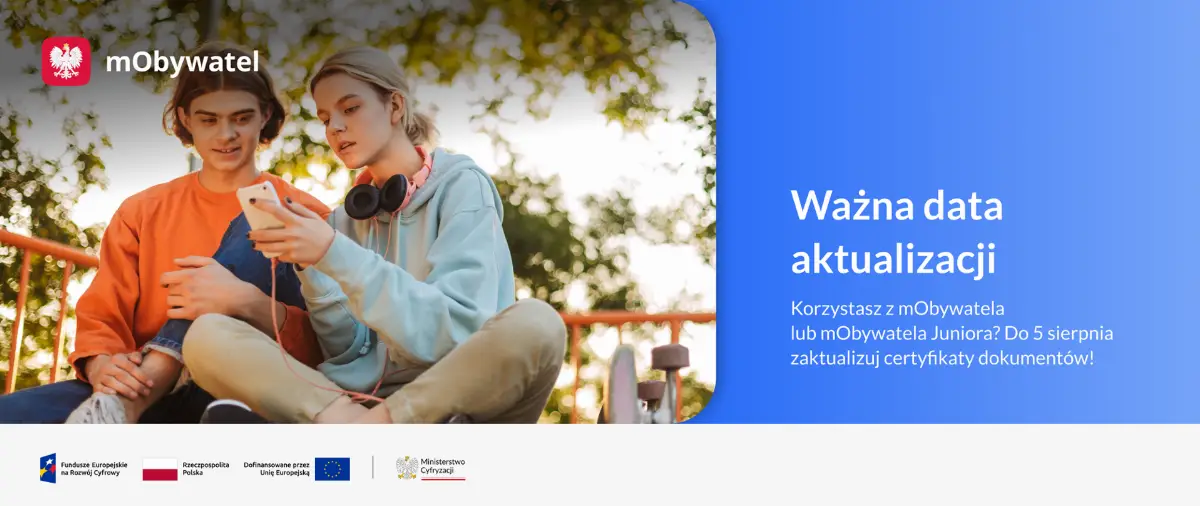 Aktualizacja mObywatela: Zaloguj się do 5 sierpnia