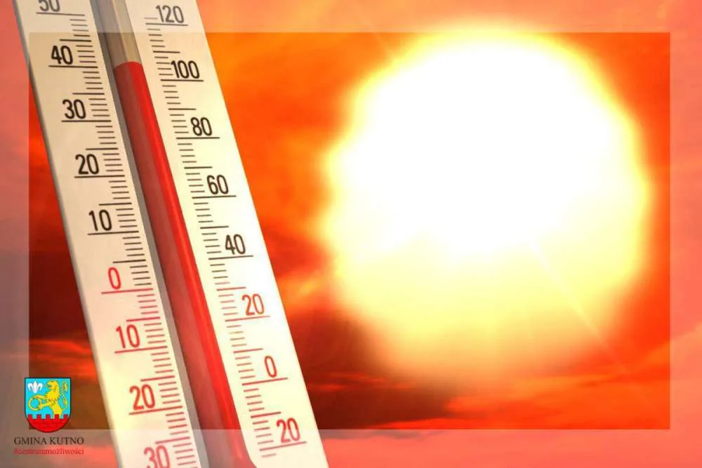 Ostrzeżenie o wysokich temperaturach