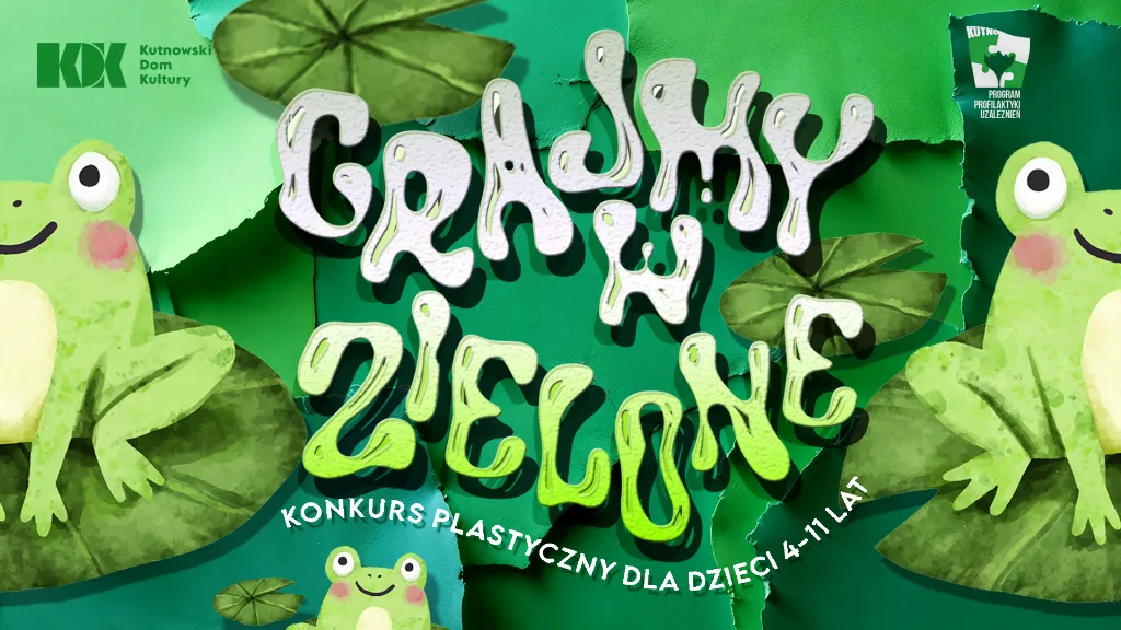 Konkurs plastyczny „Grajmy w zielone” – zaproszenie dla dzieci