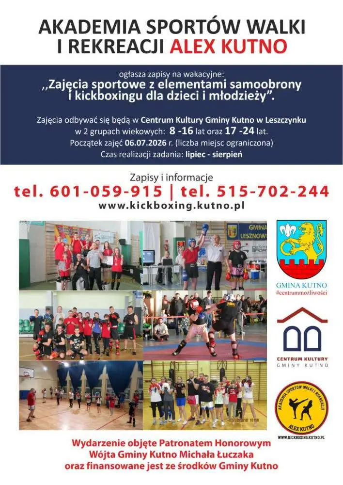 Rozpoczęcie zajęć sportowych w ramach zadania publicznego
