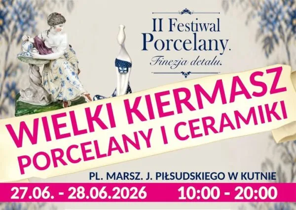 Kiermasz porcelany i rękodzieła podczas II Festiwalu Porcelany